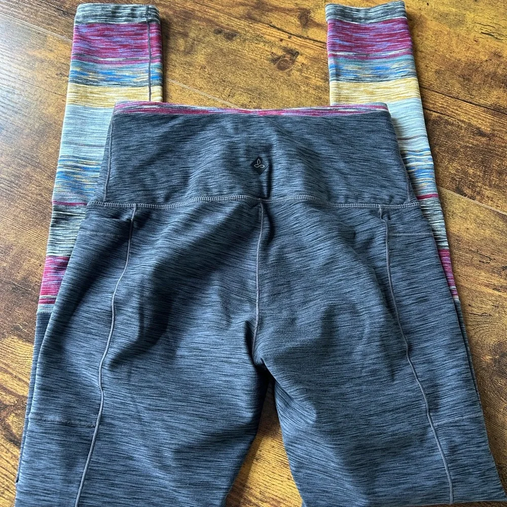 Prana women’s Gray and Multicolor Leggings